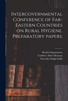 Paperback Intergovernmental Conference of Far-Eastern Countries on Rural Hygiene. Preparatory Papers Book