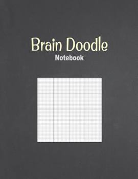 Paperback Brain Doodle Notebook: 1/12" Cross Section Graph Ruling, 100 Pages Book