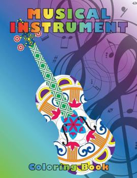 Paperback Musical Instrument Coloring Book