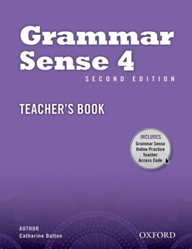 Paperback Grammar Sense 4 Teacher's Book with Online Practice Access Code Card Book