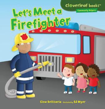 Paperback Let's Meet a Firefighter Book