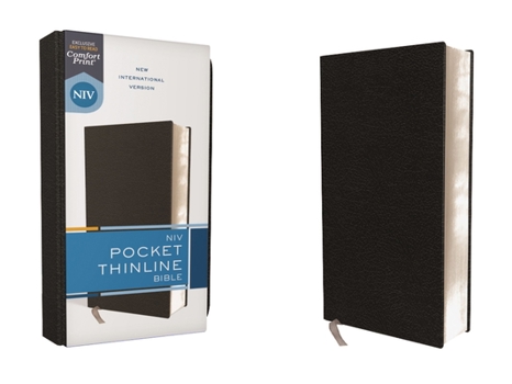 Bonded Leather Niv, Pocket Thinline Bible, Bonded Leather, Black, Red Letter, Comfort Print Book