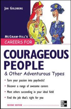 Paperback Careers for Courageous People: & Other Adventurous Types Book