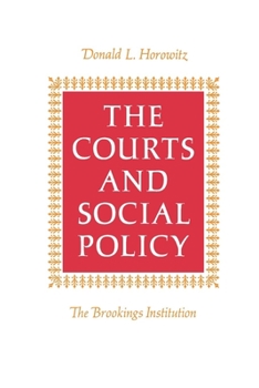 Paperback The Courts and Social Policy Book