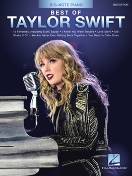 Best of Taylor Swift Songbook (Big-Note Piano)