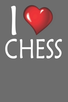 Paperback I Love Chess: Notebook College Ruled Lined Book