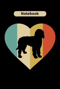 Notebook: LABRADOODLE Dog Lover Gift for Dog Owners Diary | Blank Date & Blank Lined Notebook Journal | 6x9 Inch 120 Pages White Paper
