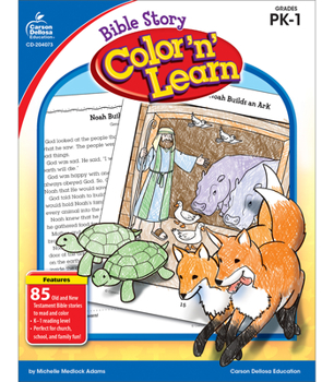 Paperback Bible Story Color 'n' Learn!, Grades Pk - 1 Book