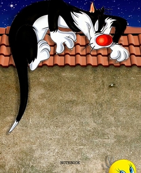 Notebook: Looney Tunes Cartoon Soft Glossy Cover College Ruled Lined Pages Book 7.5 x 9.25 Inches 110 Pages