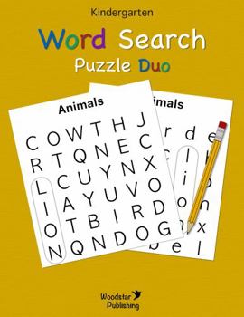 Paperback Kindergarten Word Search Puzzle Duo: Word Search Puzzles for Children Book