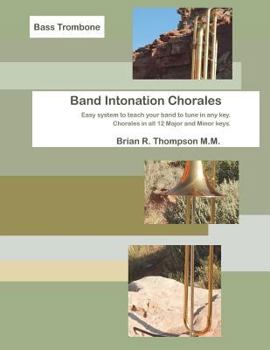 Paperback Bass Trombone, Band Intonation Chorales Book