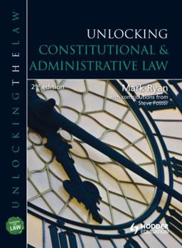 Paperback Unlocking Constitutional & Administrative Law Book