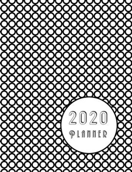 Paperback 2020 Planner: Stylish Contemporary Diary For Men With Additional Lined Monthly Note, Online Password Log & Habit Tracker Pages Book