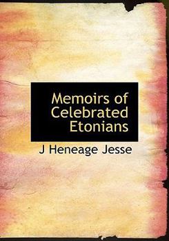 Hardcover Memoirs of Celebrated Etonians Book