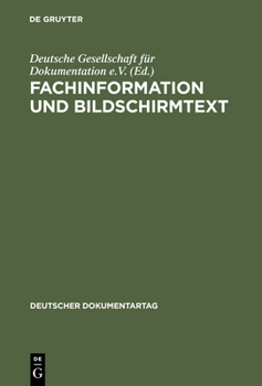 Hardcover Fachinformation und Bildschirmtext [German] Book