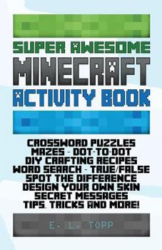 Paperback Super Awesome Minecraft Activity Book