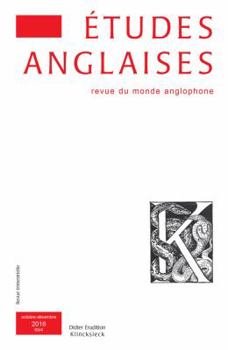 Paperback Etudes Anglaises - No4/2016 Book