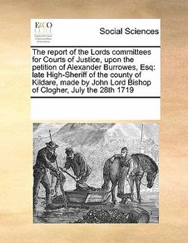 The report of the Lords committees for Courts of Justice, upon the petition of Alexander Burrowes, Esq: late High-Sheriff of the county of Kildare, ... Lord Bishop of Clogher, July the 28th 1719