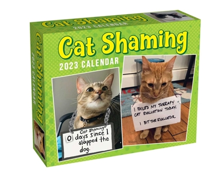 Calendar Cat Shaming 2023 Day-To-Day Calendar Book