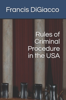 Paperback Rules of Criminal Procedure in the USA Book