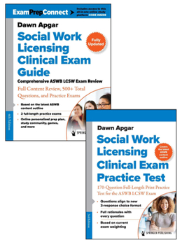 Misc. Social Work Licensing Clinical Exam Guide and Additional Print Practice Test Set Book