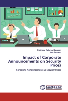 Paperback Impact of Corporate Announcements on Security Prices Book