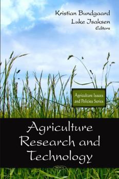 Hardcover Agriculture Research and Technology (Agriculture Issues and Policies) Book