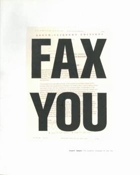 Paperback Fax You: Urgent Images Book