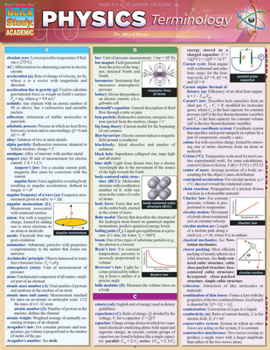 Pamphlet Physics Terminology Book