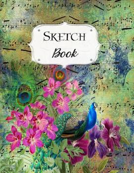 Paperback Sketch Book: Peacock Sketchbook Scetchpad for Drawing or Doodling Notebook Pad for Creative Artists #1 Book