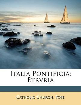 Paperback Italia Pontificia: Etrvria [Italian] Book