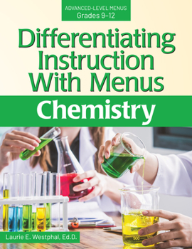 Paperback Differentiating Instruction with Menus: Chemistry (Grades 9-12) Book