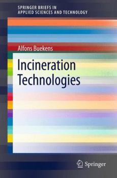 Paperback Incineration Technologies Book