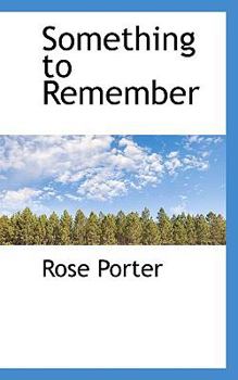 Paperback Something to Remember Book