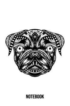 Notebook: Pug Notebook Blank Line Do Lover Journal Lined with Lines 6x9 120 Pages Checklist Record Book Cute Funny Dog Lovers Take Notes Gift for Dog ... Men Women Kids Christmas Gift for Pug Lover