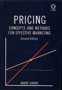 Hardcover Pricing: Concepts and Methods for Effective Marketing Book