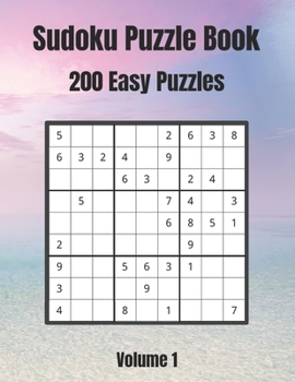 Paperback Sudoku Puzzle Book: 200 Easy Puzzles For Sudoku Beginners: Volume 1 Book