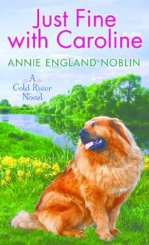 Library Binding Just Fine with Caroline [Large Print] Book