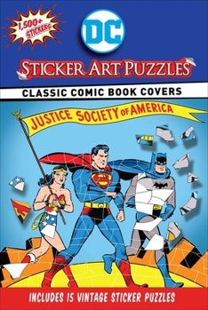 Paperback DC Sticker Art Puzzles Book