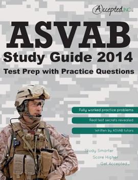 Paperback ASVAB Study Guide 2014: ASVAB Test Prep with Practice Questions Book