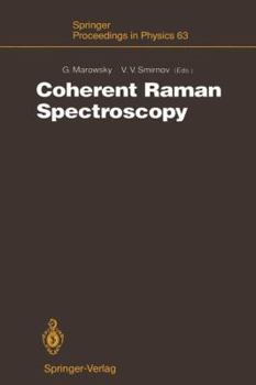 Paperback Coherent Raman Spectroscopy: Recent Advances Book