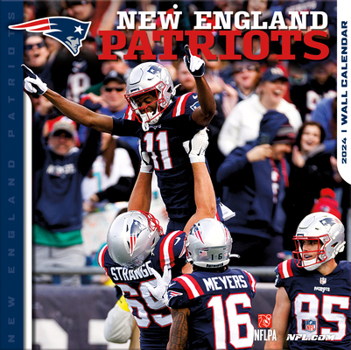 Calendar New England Patriots 2024 12x12 Team Wall Calendar Book