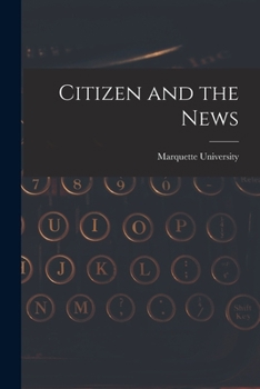 Paperback Citizen and the News Book