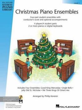 Paperback Christmas Piano Ensembles - Level 1 Book: Hal Leonard Student Piano Library Book