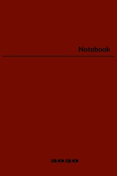 Notebook: Unlined Notebook - Red Notebook - Large (6 x 9inches) - 120 Pages - Red Cover