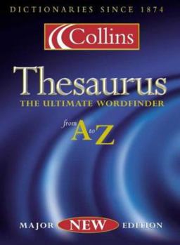 Hardcover Collins Thesaurus A-Z Complete & Unabridged Book