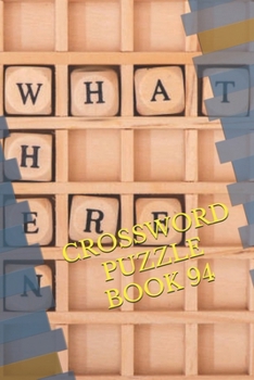 Paperback Crossword Puzzle Book 94 Book