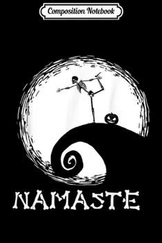 Composition Notebook: Funny Namaste Skeleton Yoga Trainer Halloween Costume  Journal/Notebook Blank Lined Ruled 6x9 100 Pages
