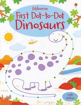 Hardcover First Dot-To-Dot Dinosaurs Book