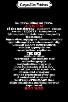 Composition Notebook: Leftist Tears and Snowflake Triggers Sarcastic humor  Journal/Notebook Blank Lined Ruled 6x9 100 Pages